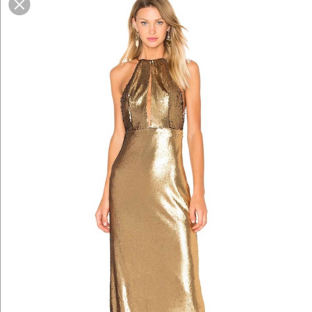 House of Harlow sequin gown